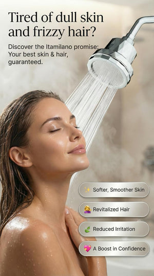 Itamilano Top Shower Head | 15-Stage Filtration