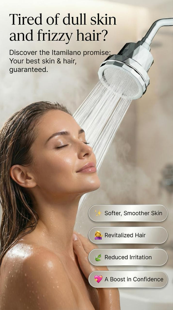 Itamilano Top Shower Head | 15-Stage Filtration
