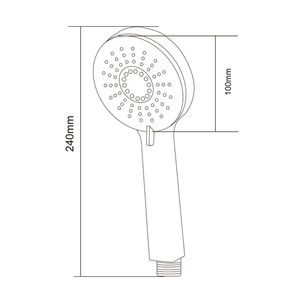 KIT TAMARA 9 JET SHOWER SET