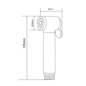 Itamilano Lavente Brass Shattaf Set