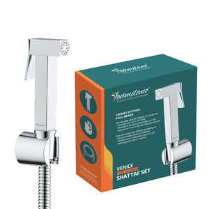 Venice Brass Shattaf Set Chrome